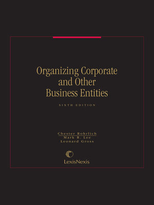 cover image of Organizing Corporate and Other Business Enterprises